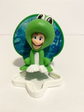 McDonald’s Mario Galaxy Luigi Frog Happy Meal Toy 2026 Movie Clip Mcdonalds